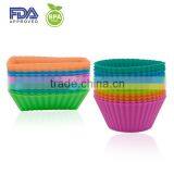 Food Grade Silicone Cup Cake Mould/silicone Cup Cake Cookie Cup/silicone Cup Cake thumbnail-3