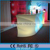 2016 Newly Design Popular Sale Wave Grain Segment Illuminated Led Bar Counter