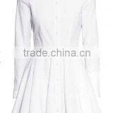 White Plain Lace Irregular Sleeveless Dress White Dresses for Women Dress Fashion thumbnail-6