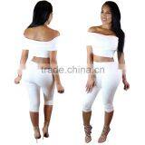Bonvatt Strapless Sexy Sleeve Short Sleeve Sexy Rompers for Women thumbnail-3