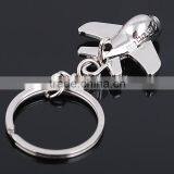 Wholesale 3d Airplane Metak Key Chains Business Gift Metal 3d Airplane Key Rings thumbnail-4