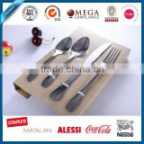 4 pcs stainless steel cutlery set with pvd coating , stainless steel 304 cutlery, cuisine, stainless steel canister sets