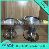 Coffee Filter Basket Pour Over Cone Dripper 4 Cup Size