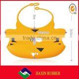 Best Selling Folding Washable Plain Adjustable Silicone Baby Bib Waterproof thumbnail-4