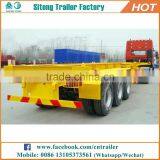 High Quality 20ft 40ft Container Hauling Trailer Customized Skeletal Semi Trailer thumbnail-2