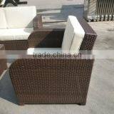 New Design Outdoor Rattan Furniture Patio Brown Sofa Set thumbnail-2