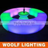 Color Changing Rechargeable Led Furniture LED Curve Chair