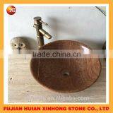2016 Top Natural River Stone Wash Basin With Water Faucet thumbnail-1