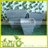 Stone Appearance Clay Fiberglass Flower Pot/ Old Rough Plant Pot thumbnail-2
