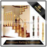 Luxury Design Decorative Powder Coated Aluminum Indoor Stair Railing thumbnail-2