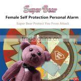 2017 New Hot Keychain Personal Alarm With Mosquito Repellent, Cute Super Bear Girls' Self-Protection High Decibel Security Alarm thumbnail-1