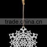 Hot Sale Porcelain Christmas Snowflake Hanging Ornament Stand With Porcelain Ball Pendant WS331-SS10098B thumbnail-1