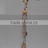 Brass Wind Chime With Sun Moon Star and in Shinny Polish thumbnail-1