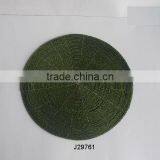Green Glass Bead Place Mats and Coasters With Different Colours and Patterns thumbnail-1