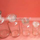 Wide Mouth Laborating Glass Reagent Bottle With Stopper Lid thumbnail-3