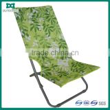 Flower pattern reclining Beach Chair With Pillow