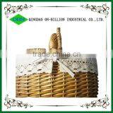 Cheap Empty Wicker Oval Picnic Basket thumbnail-5