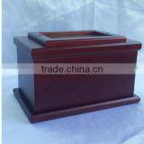 Beloved Wooden Cremation Urn With Photo Frame thumbnail-3