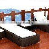 Rattan Chaise Lounge thumbnail-1