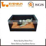 Square Rattan Dog Bed Wicker Pet Furniture thumbnail-1
