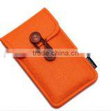 Shipping From China Pre-cut Final Fantasy Polyester Pouch Felted Case Wholesale Cotton Fabric Phone Case Wallet With Wood Button thumbnail-2