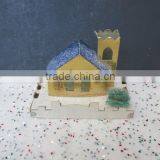 Vintage Putz House Church Christmas Village thumbnail-1