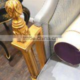 BISINI Latest Gold Foil Arab Sofa, 3 Seat Reclining Sofa thumbnail-3