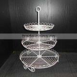 Perfect Decorative Metal Cupcake Wedding Cake Stand Rack thumbnail-6