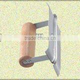 Carbon Steel Corner Trowel With Wooden Handle thumbnail-1