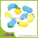 Hot Sale Cartoon Rubber Soft Toys Fruits and Vegetables thumbnail-1