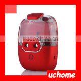 UCHOME Portable Battery Powered Dual Ultrasonic Sprayer Port Pig Shaped Humidifier For Travel thumbnail-3