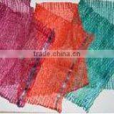 Hot Sale Vegetable Packing Colorful Onion Raschel Mesh Bag for Sale thumbnail-1