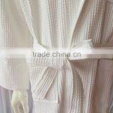 White Bathrobe Thick Winter Waffle Robe Plus Size Sleepwear thumbnail-5