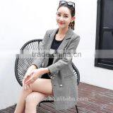 Custom Design Ladies Korean Fashion Linen Jackets Loose Fit Casual Jackets thumbnail-4