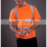 hi Vis Polo Shirt Short Sleeve Polo Shirt Reflective T-shirt thumbnail-1