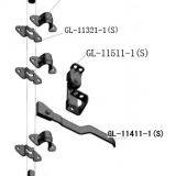 Galvanzied Truck Door Lock for 22mm Tube Door Latch thumbnail-3