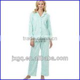 100% polyester satin pajama fashion design women's sleepwear
