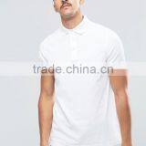 Cheapest Custom Embroidery Logo Short Sleeve Button Placket White Men's 100% Cotton Breathable Pique 200g Casual Polo Shirt thumbnail-1