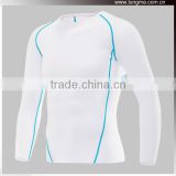 Long Short Sleeve Wholesale Blank Custom Compression Shirts