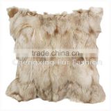 CX-D-45B Real Fur Decorative Cushion Cover Genuine Fox Fur Cushions