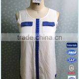 Summer Casual Short Front Long Back Ladies Tops And Blouses 2015 thumbnail-1