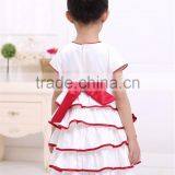 MGOO New Latest Design Fashion Girl Party Dress Flowers Layers Cute Satin Formal Dress 33033 thumbnail-5