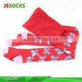 Red Colored Sexy Girls Tights Legging With Vivid Butterfly thumbnail-1