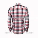 Spandex Cotton Plaid Mens Stretch Shirts thumbnail-3