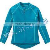 Kid's Long Sleeve Rash t Shirt Royal Blue for Girl thumbnail-1