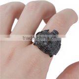 Titanium Steel Unadjustable Rings Black Tiger Animal thumbnail-3