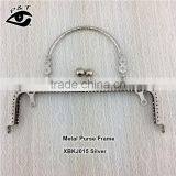Silver Metal Purse Frame,box Clutch Frame,hard Shell Clutch Bag Metal Frame thumbnail-2