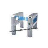 Waist Hight Bridge Swing Barrier Gate Turnstile With Stainless Steel , Turnstile Entry Systems