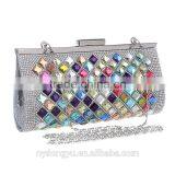 Rhinostone Deco Fancy Clutch Bag / Women Wonderful Rhino Purse Evening Handbag Gorgeous Bridal Wedding Purse Party Bag Handbag thumbnail-1