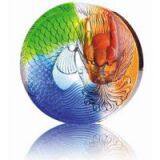 Colorful Liu li Brick Art Craft Crystal Decorations